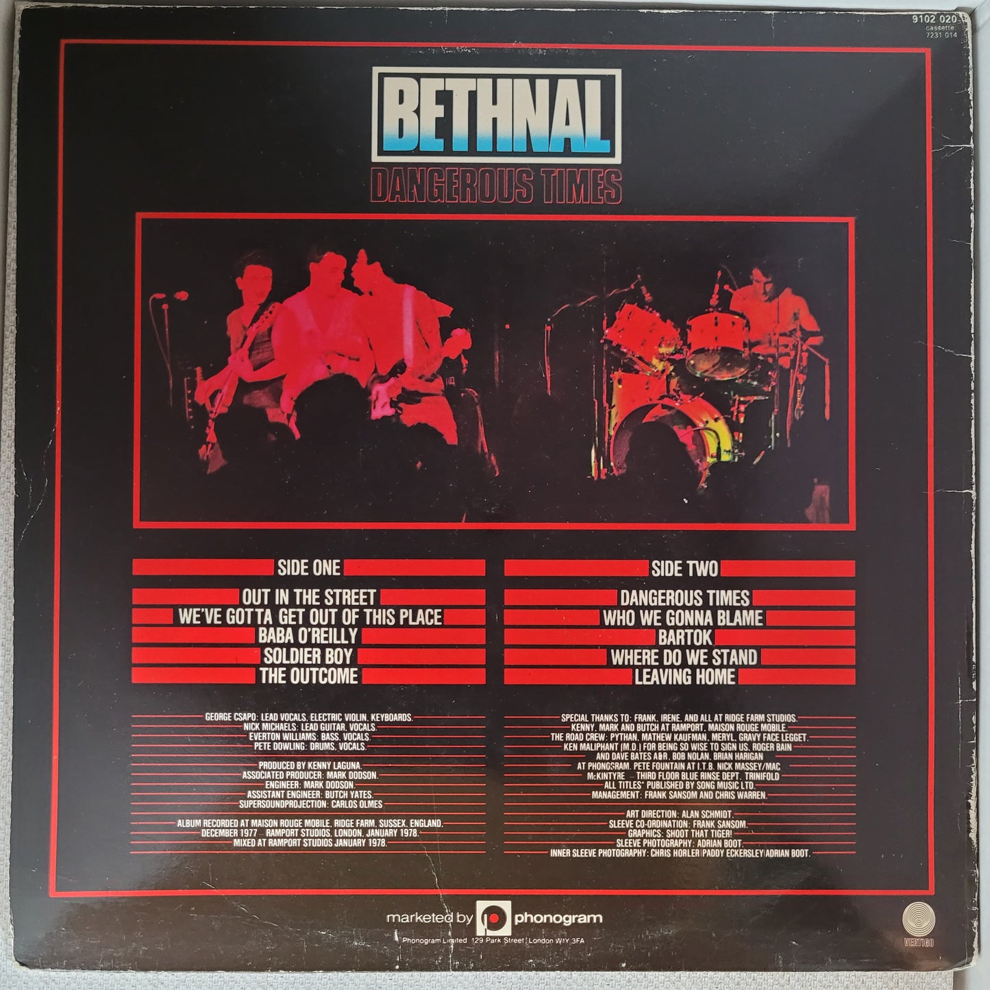 Bethnal - Dangerous Times